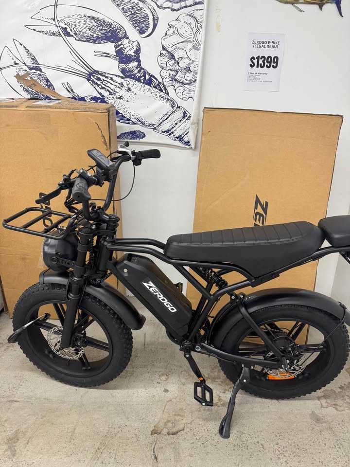 BRAND NEW ZeroGo v8 E-bike ( Legal In Australia)