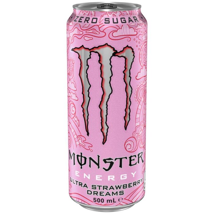 Monster Energy Zero Sugar Ultra Dreams Drink, Strawberry (500mL)