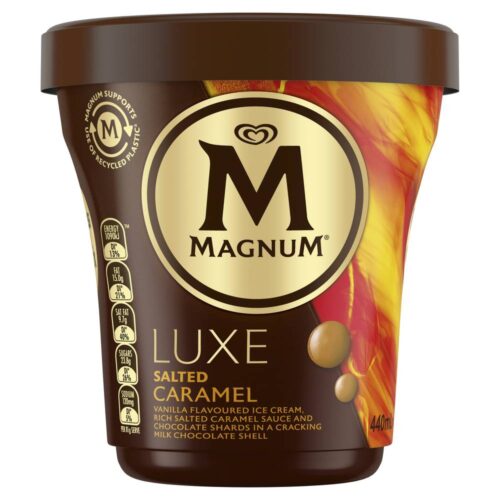 Magnum Luxe Ice Cream Dessert Tub, Salted Caramel (440mL)