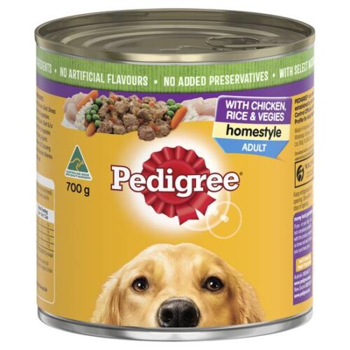 Pedigree Chicken Rice & Vegies Homestyle Wet Adult Dog Food (700g)