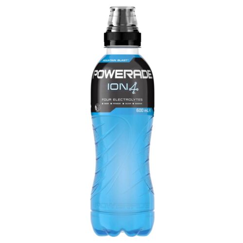 Powerade Ion4 Sports Drink With Sipper Cap, Mountain Blast (600mL)