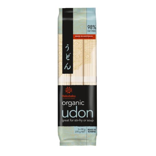 Hakubaku Organic Udon Japanese Noodle (270g)