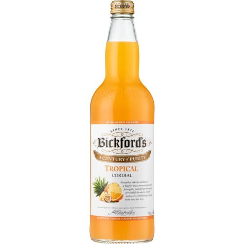 Bickford's Tropical Cordial Juice (750mL)