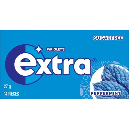 Wrigley's Sugar Free Chewing Gums, Peppermint (27g, 14 pack)