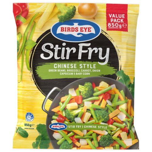 Birds Eye Frozen Chinese Stir Fry Vegetables (850g)