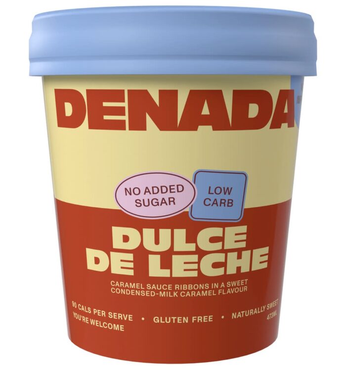 Denada Ice Cream, Dulce De Leche (473mL)