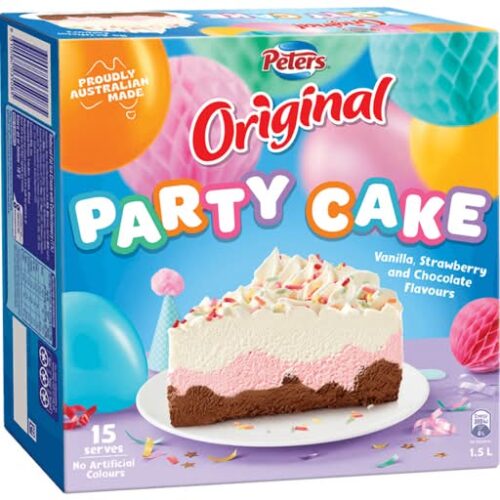 Peters Original Ice Cream Party Cake, Vanilla (1.5L)