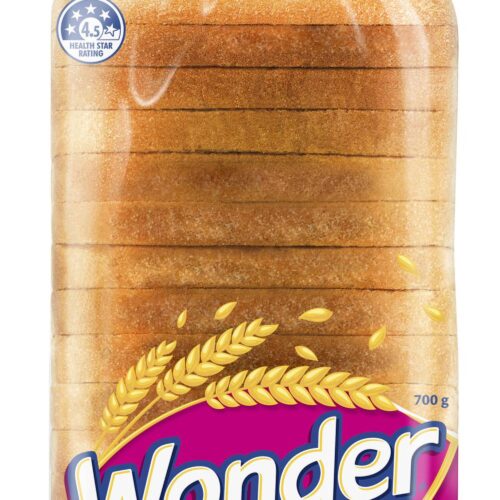 Wonder Wholemeal White Bread (700g)