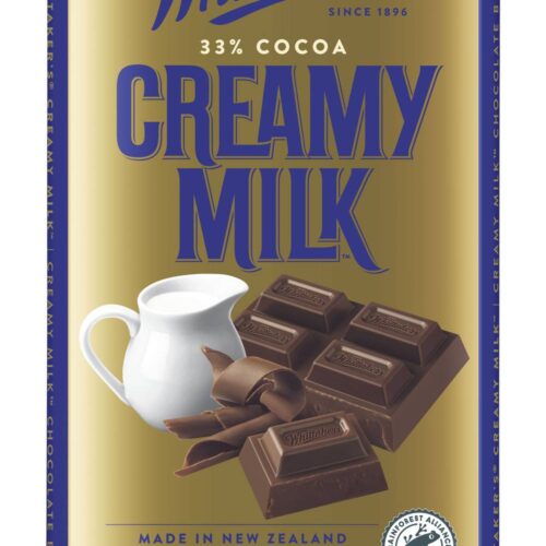 Whittaker's 33% Cocoa Creamy Milk Chocolate Bar (250g)