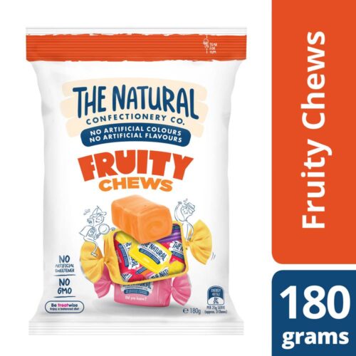 The Natural Confectionery Co. Fruity Chews, Assorted (180g)