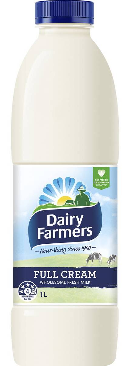 Dairy Farmers Full Cream Milk (1L)