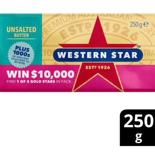 Western Star Unsalted Butter (250g)