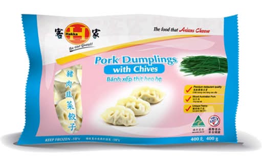 Hakka Pork Dumplings With Chives 400g