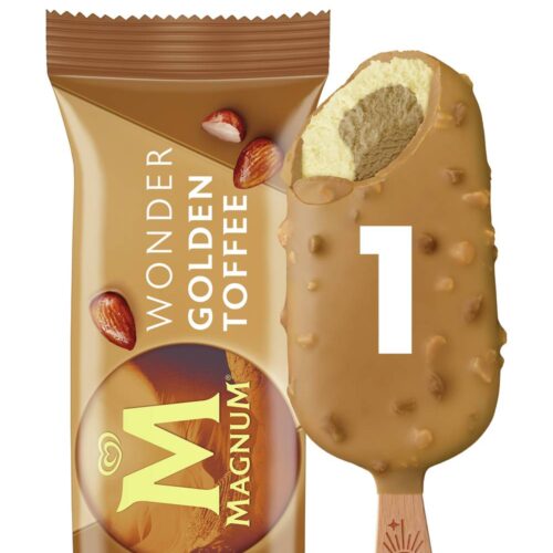 Magnum Wonder Golden Ice Cream Stick, Toffee (90mL)