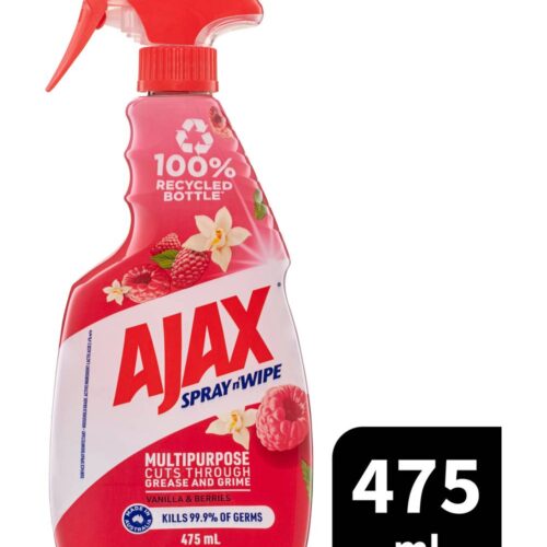 Ajax Spray N' Wipe Multi-Purpose Cleaner Trigger, Vanilla & Berries (475mL)