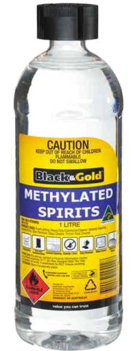 Black & Gold Methylated Spirits 1L