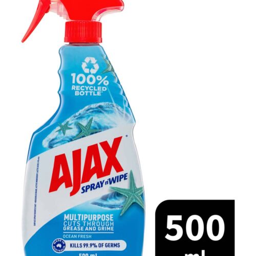 Ajax Spray N' Wipe Multipurpose Antibacterial Disinfectant Cleaner Trigger Spray (500mL)