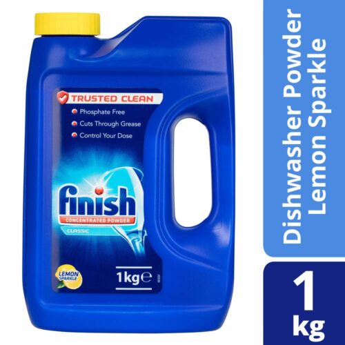 Finish Lemon Concentrate Dishwasher Powder Bottle (1kg)