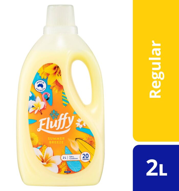Fluffy Fabric Softener Conditioner, Summer Breeze (2L)