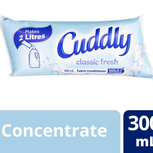 Cuddly Fabric Softener Refill Sachet Classic Fresh (300mL)