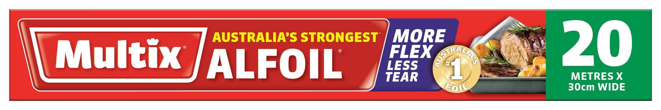 Multix Australia's Strongest Alfoil, 20 cm x 30 cm