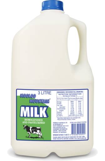 Mooloo Mountain Full Cream Milk (3L)