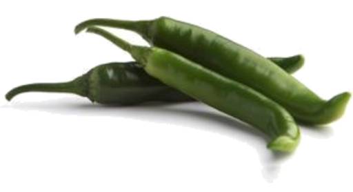 Long Green Chilli  Approx. 20g Each