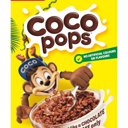 Coco Pops Breakfast Cereal, Chocolate (375g)