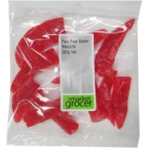 The Market Grocer Dried Paw Paw Spears (250g)