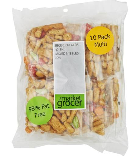 The Market Grocer Oishi Rice Crackers 10pk