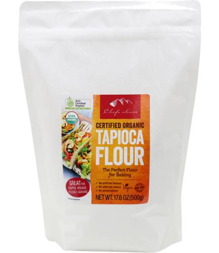Chef's Choice Certified Organic Tapioca Flour (500g)