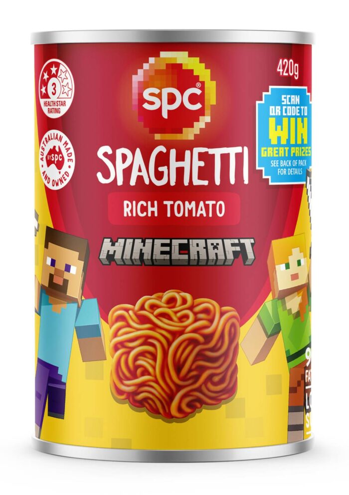 SPC Minecraft Rich Tomato Spaghetti (420g)
