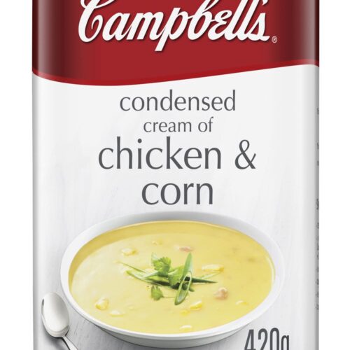 Campbell's Condensed Cream Of Chicken & Corn Soup (420g)