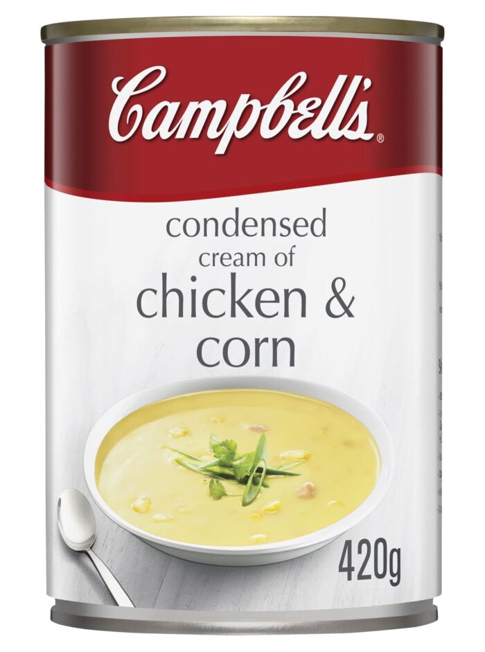 Campbell's Condensed Cream Of Chicken & Corn Soup (420g)