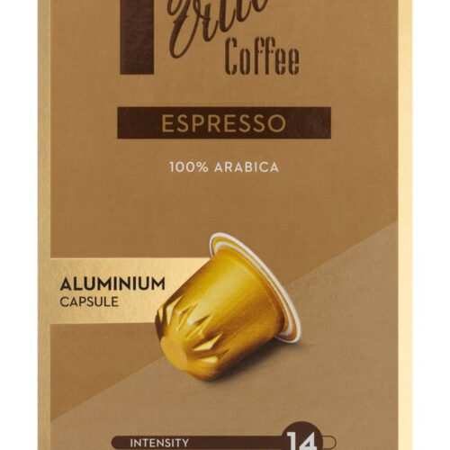 Vittoria Coffee Espresso 100% Arabica Aluminum Coffee Capsules (52g, 10 pack)