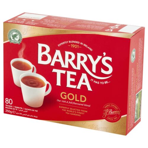 Barry's Tea Gold Blend Tea Bags (250g, 80 pack)