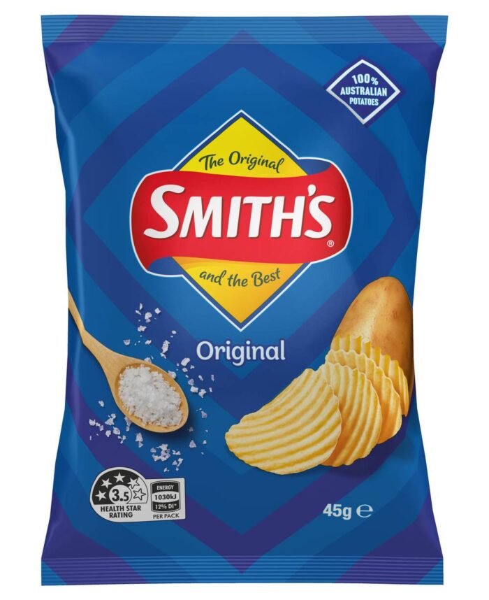 Smith's Original Crinkle Cut Potato Chips (45g)