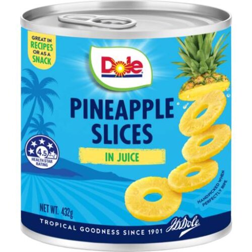 Dole Pineapple Slices in Juice (432g)