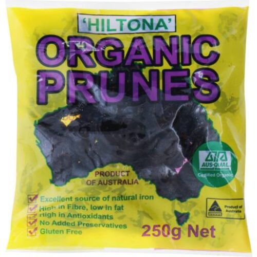 Hiltona Organic Prunes (250g)